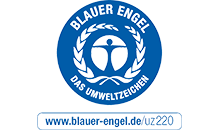 Cert logo UZ220_Logo_Kurzlink_deutsch Blauer Engel