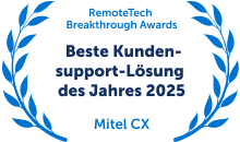 Mitel CX Remotetech Award