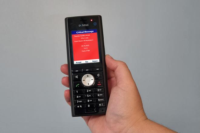 Alarm Notification on DECT Phone