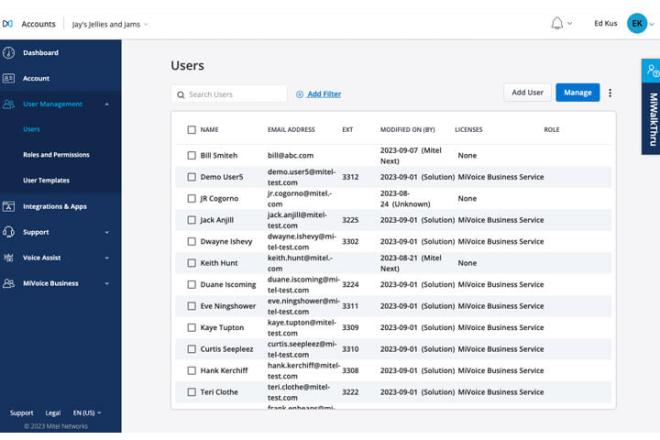 Administration for MiVoice Business