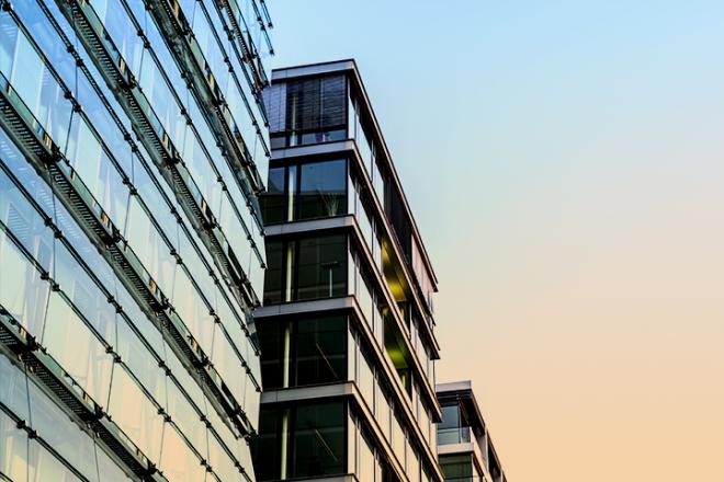 An office building