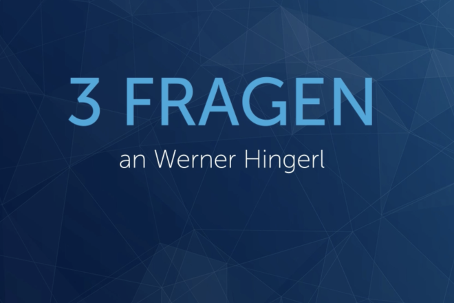 3 Fragen an… Werner Hingerl