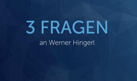 3 Fragen an… Werner Hingerl
