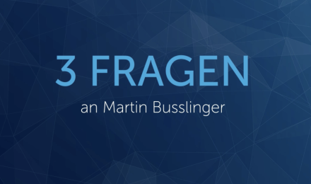 3 Fragen an… Martin Busslinger