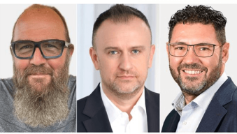 Image with Pascal Sandoz , Drazen-Ivan Andjelic and Carmelo Salmeri