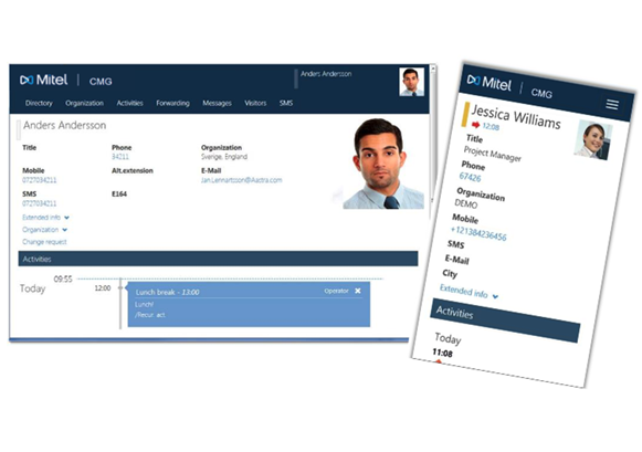 Mitel CMG Web - Intuitive and Smart Directory Search