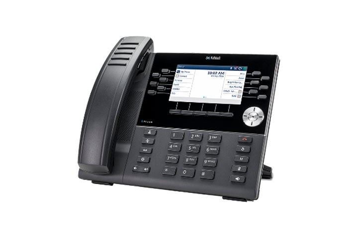 A Mitel phone