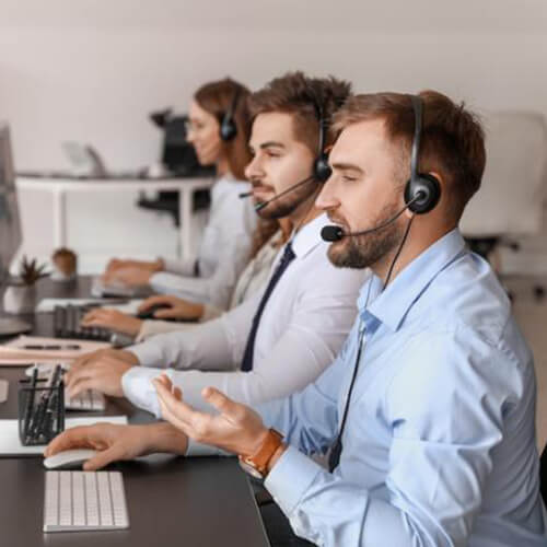 Man with headset