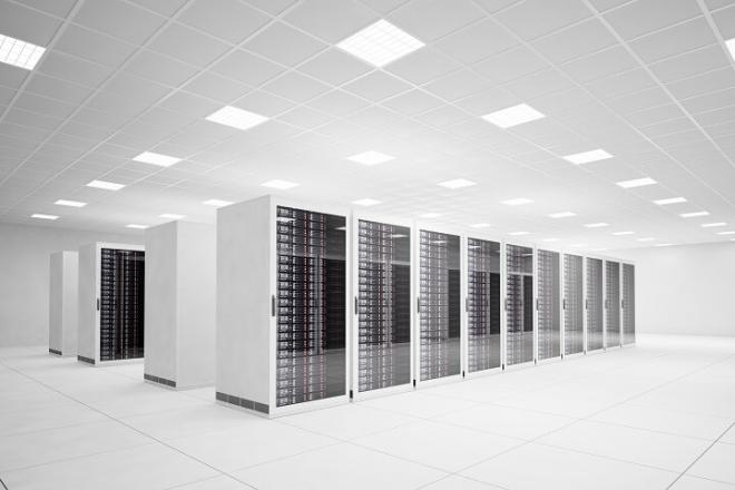 A server room
