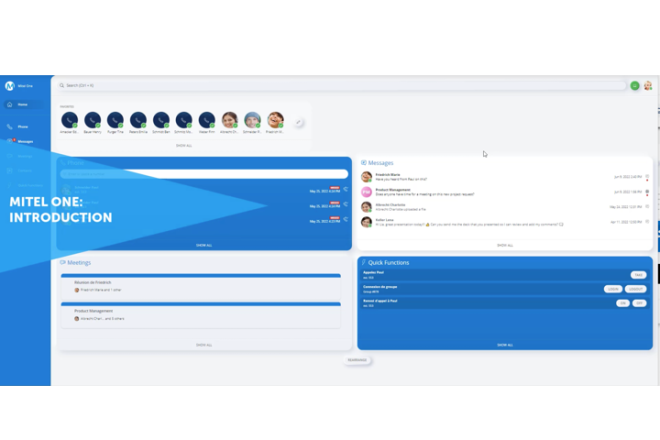 Mitel One Screenshot