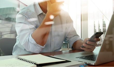 Businessman Thinking Hero