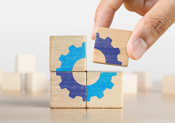 Image of wood blocks puzzle