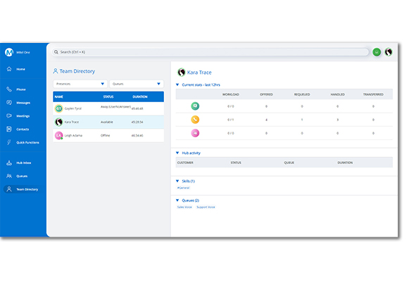 Mitel One Screenshot