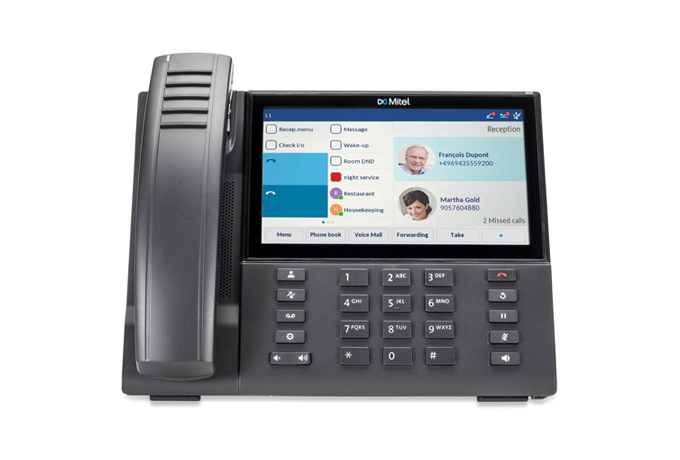 MiVoice Office 400 on a phone