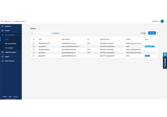 MiVoice Business Screenshot