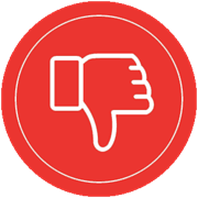 Thumbs down icon