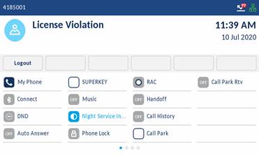 A screen grab of an application