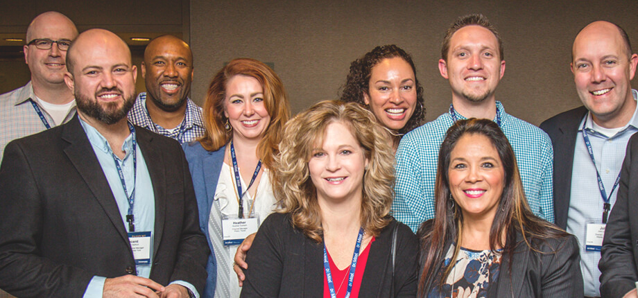 A team of Mitel employees