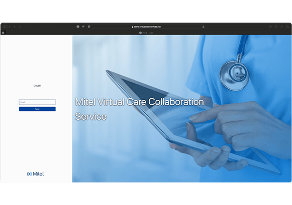 Screenshot VCCS Sign in