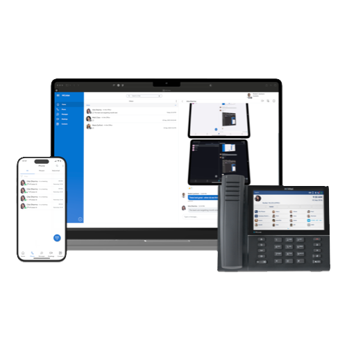 MiVoice Business Hero Image Phone Mobile Desktop