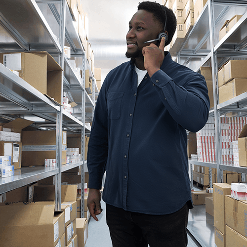 H60 Header Image main with headset in warehouse