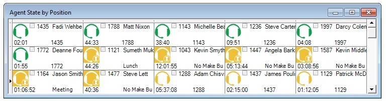 Viewing agent availability