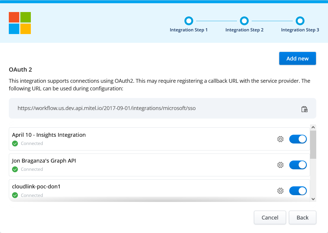 Créer une intégration Microsoft Graph