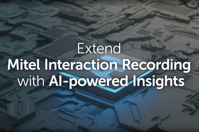 Future-Proof Communication with Mitel Interaction Recording Insights AI