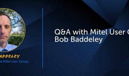 Bob Baddeley Mitel User Group MUG header1