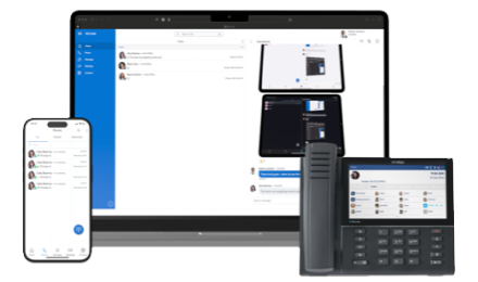 MiVoice Business Hero Image Phone Mobile Desktop